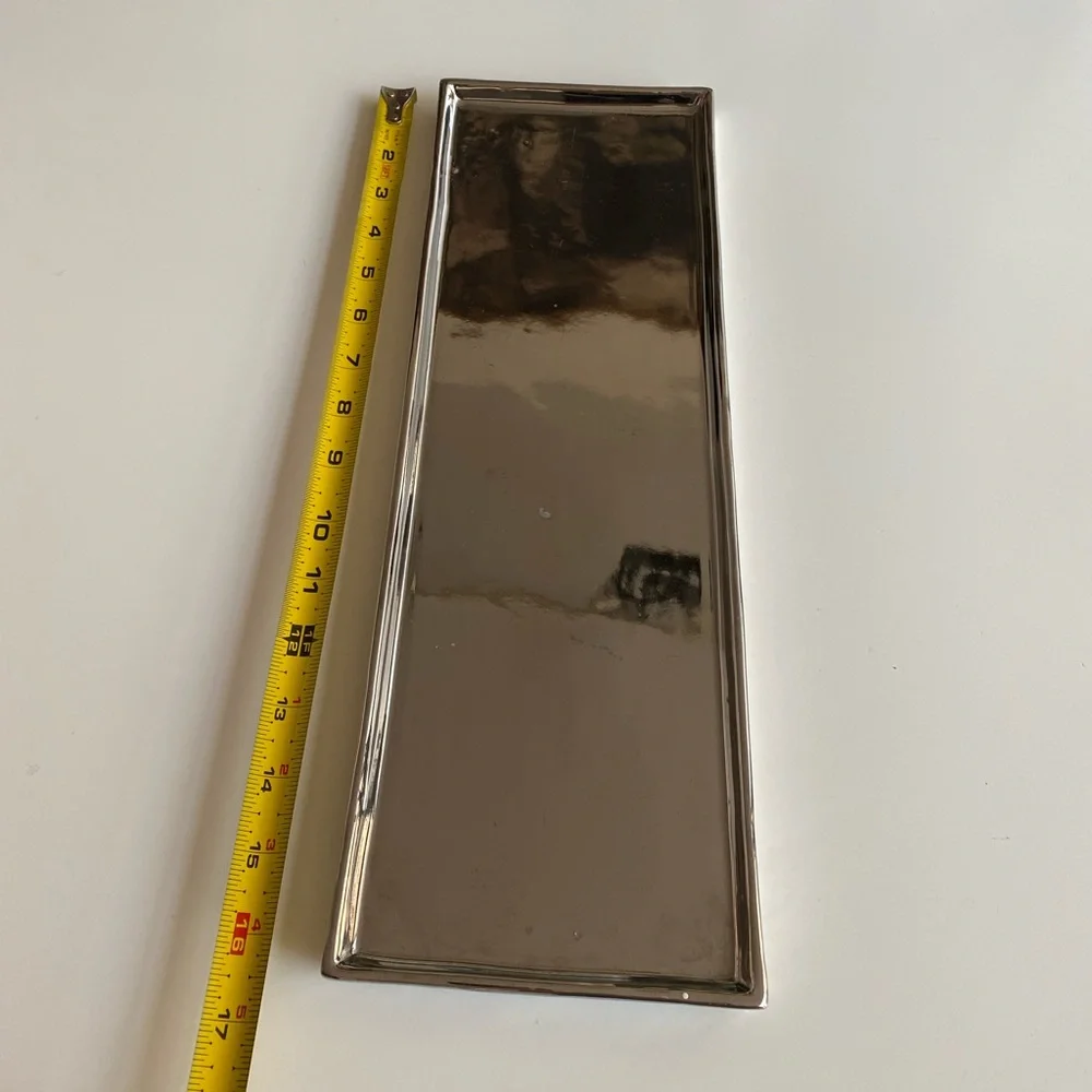 🗽(3) West Elm Silver Plate Centerpeices